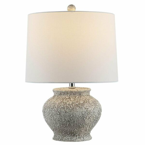 Safavieh Imran Resin Table Lamp, Light Grey TBL4353A
